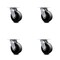 Service Caster 5 Inch Glass Filled Nylon Wheel Swivel Caster Set with Roller Bearings SCC SCC-30CS520-GFNR-4 - alternate 1